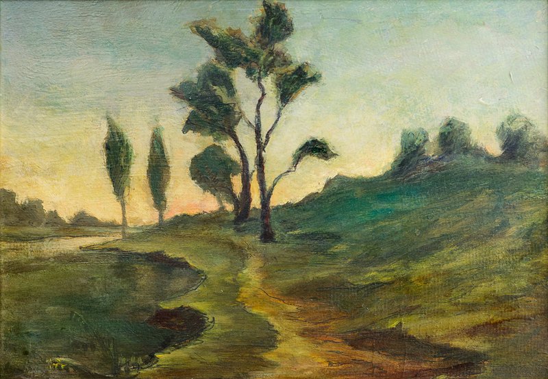 Пейзаж в зелено