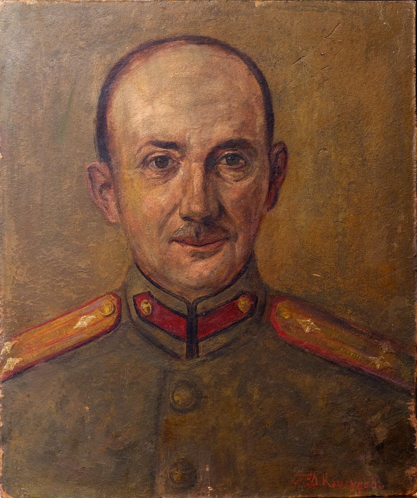 Портрет на военен by Петко Клисуров